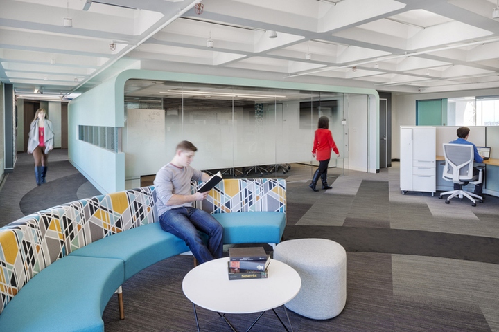 1000平米簡約風(fēng)格辦公室設(shè)計圖-第6張圖片-上海古都建筑設(shè)計集團