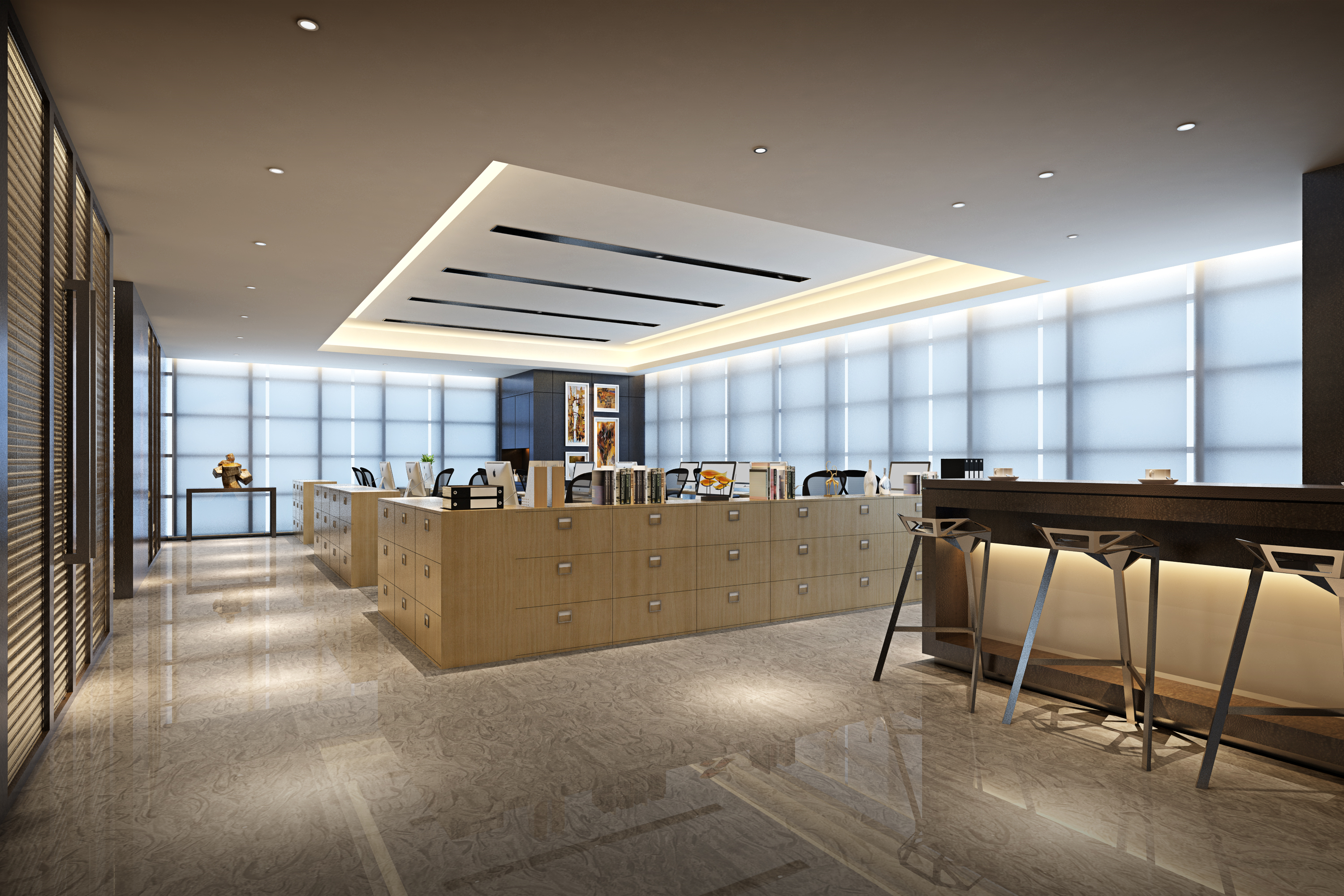 閔行辦公裝修新中式裝修設(shè)計(jì)風(fēng)格-第3張圖片-上海古都建筑設(shè)計(jì)集團(tuán) 閔行辦公裝修新中式裝修設(shè)計(jì)風(fēng)格-第3張圖片-上海古都建筑設(shè)計(jì)集團(tuán)