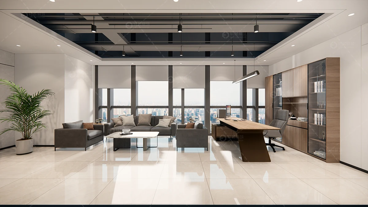 4000芯片開(kāi)發(fā)公司辦公室裝潢效果-第5張圖片-上海古都建筑設(shè)計(jì)集團(tuán)
