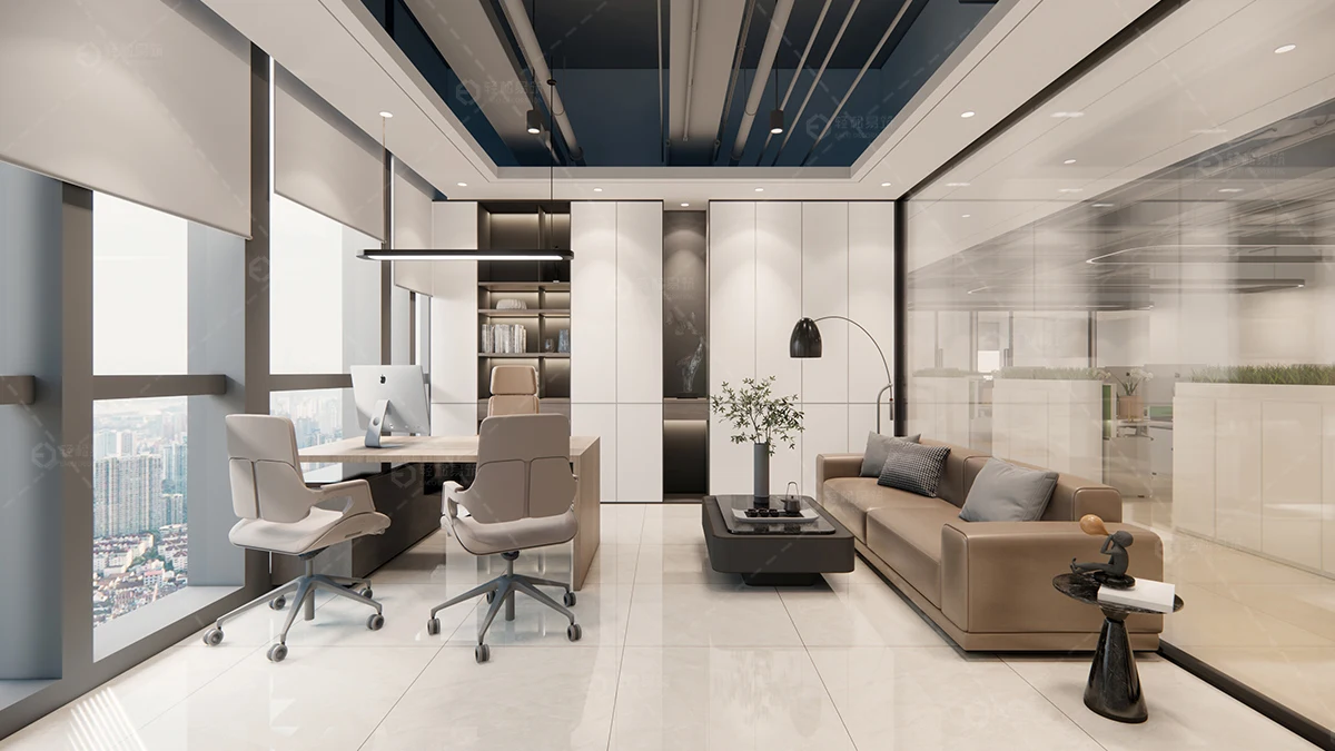4000芯片開(kāi)發(fā)公司辦公室裝潢效果-第7張圖片-上海古都建筑設(shè)計(jì)集團(tuán)