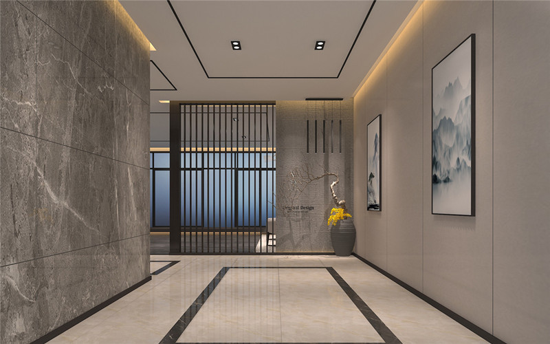 660平米新中式風(fēng)格辦公室裝修圖片-第3張圖片-上海古都建筑設(shè)計(jì)集團(tuán) 660平米新中式風(fēng)格辦公室裝修圖片-第3張圖片-上海古都建筑設(shè)計(jì)集團(tuán)