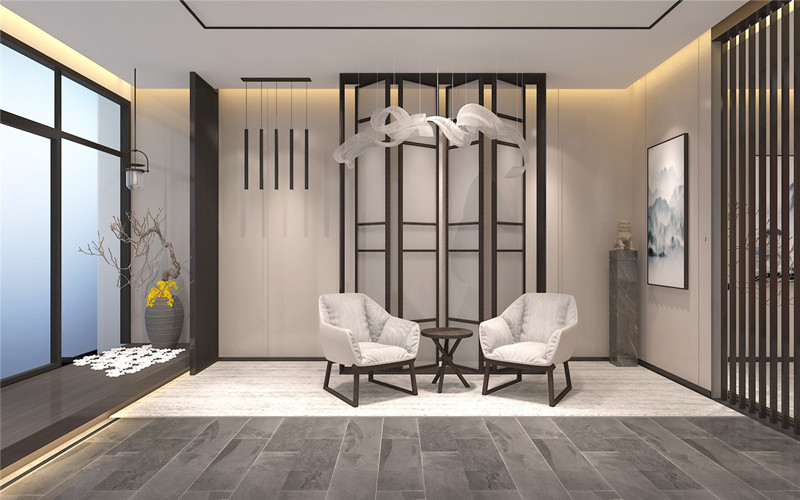 660平米新中式風(fēng)格辦公室裝修圖片-第1張圖片-上海古都建筑設(shè)計(jì)集團(tuán) 660平米新中式風(fēng)格辦公室裝修圖片-第1張圖片-上海古都建筑設(shè)計(jì)集團(tuán)