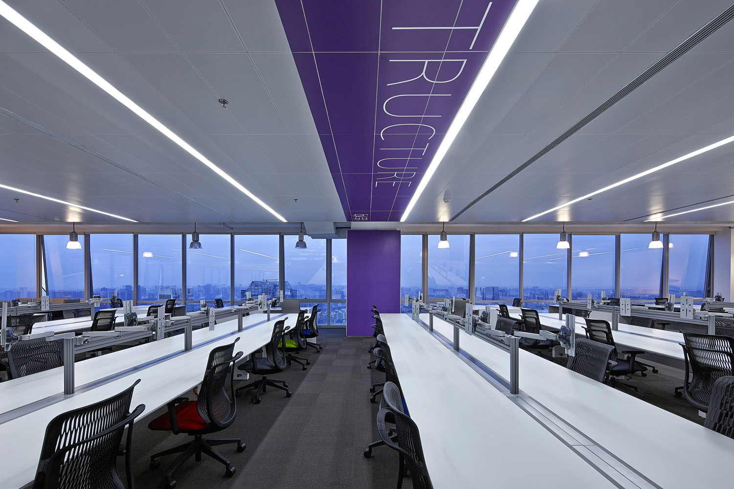 現(xiàn)代科技風辦公室裝修設(shè)計效果圖-第10張圖片-上海古都建筑設(shè)計集團