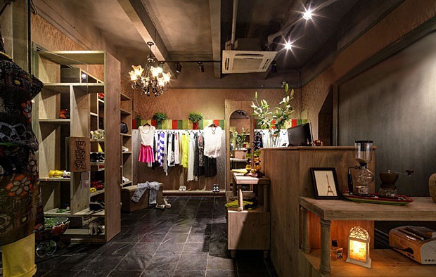 復古服裝店裝修設(shè)計效果圖-第3張圖片-上海古都建筑設(shè)計集團 復古服裝店裝修設(shè)計效果圖-第3張圖片-上海古都建筑設(shè)計集團