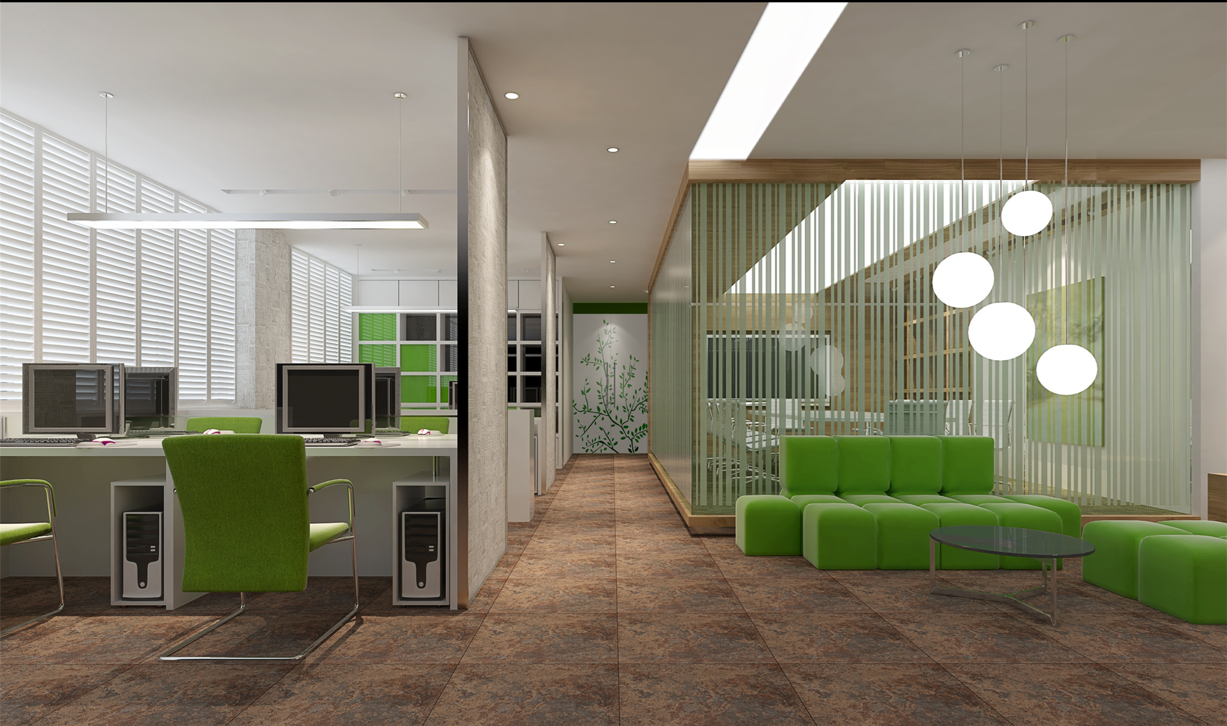 日式150平小型清新辦公室裝修設計-第2張圖片-上海古都建筑設計集團 日式150平小型清新辦公室裝修設計-第2張圖片-上海古都建筑設計集團