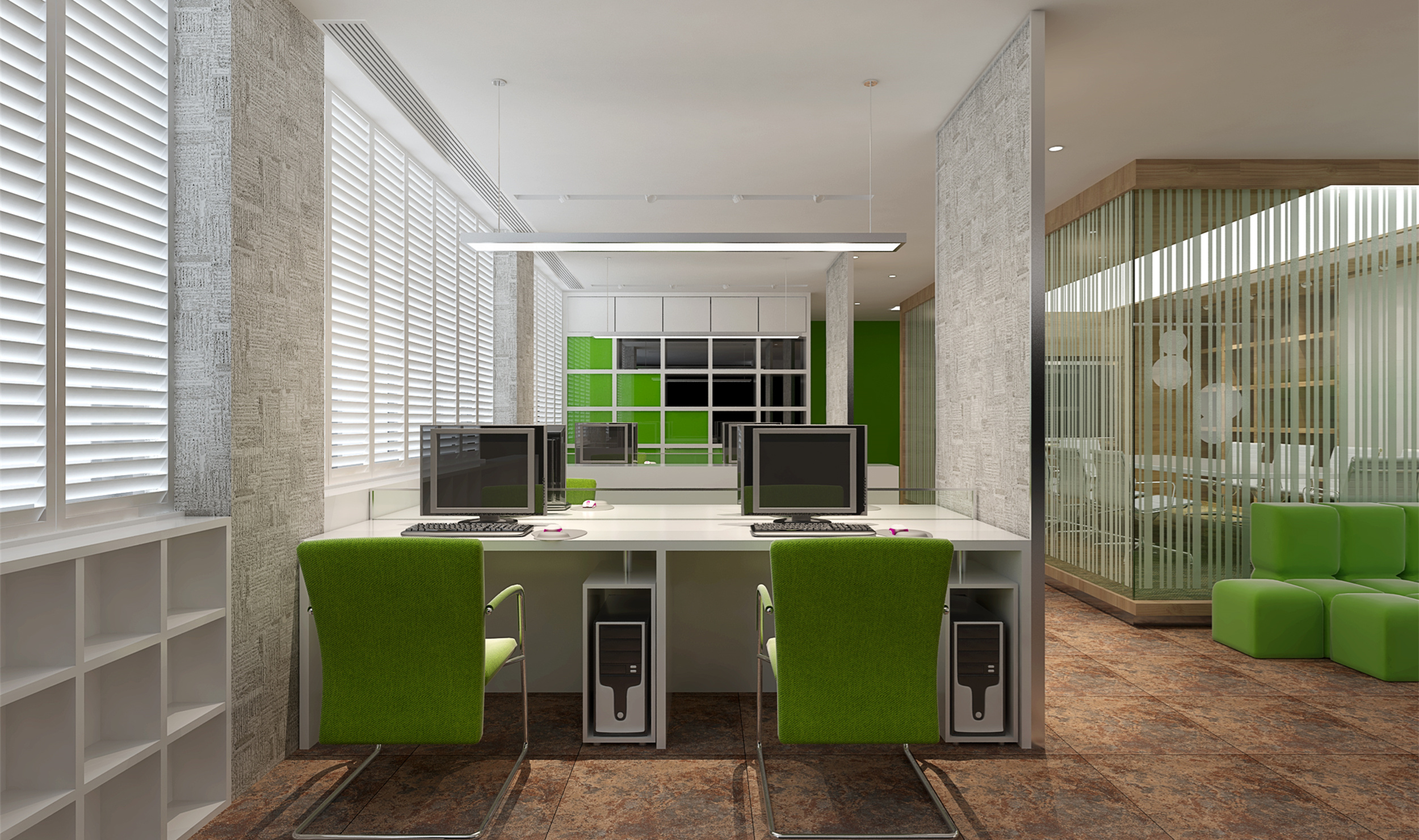 日式150平小型清新辦公室裝修設計-第3張圖片-上海古都建筑設計集團 日式150平小型清新辦公室裝修設計-第3張圖片-上海古都建筑設計集團