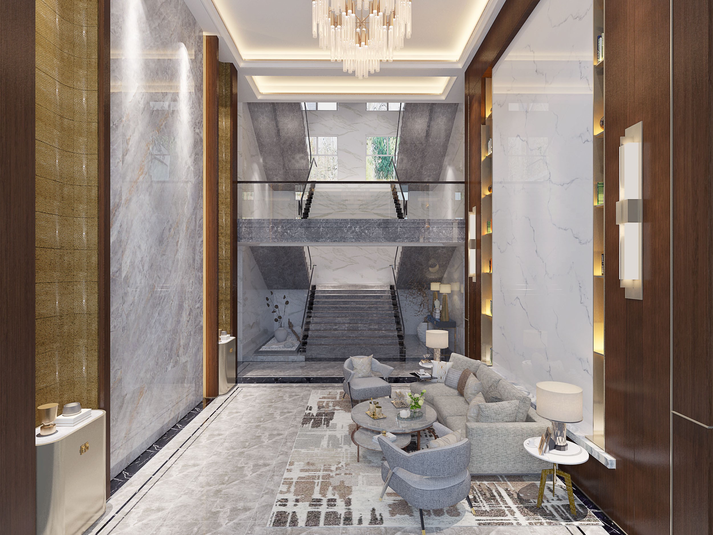 虹口區(qū)復(fù)式奢華辦公室裝修設(shè)計(jì)-第3張圖片-上海古都建筑設(shè)計(jì)集團(tuán) 虹口區(qū)復(fù)式奢華辦公室裝修設(shè)計(jì)-第3張圖片-上海古都建筑設(shè)計(jì)集團(tuán)