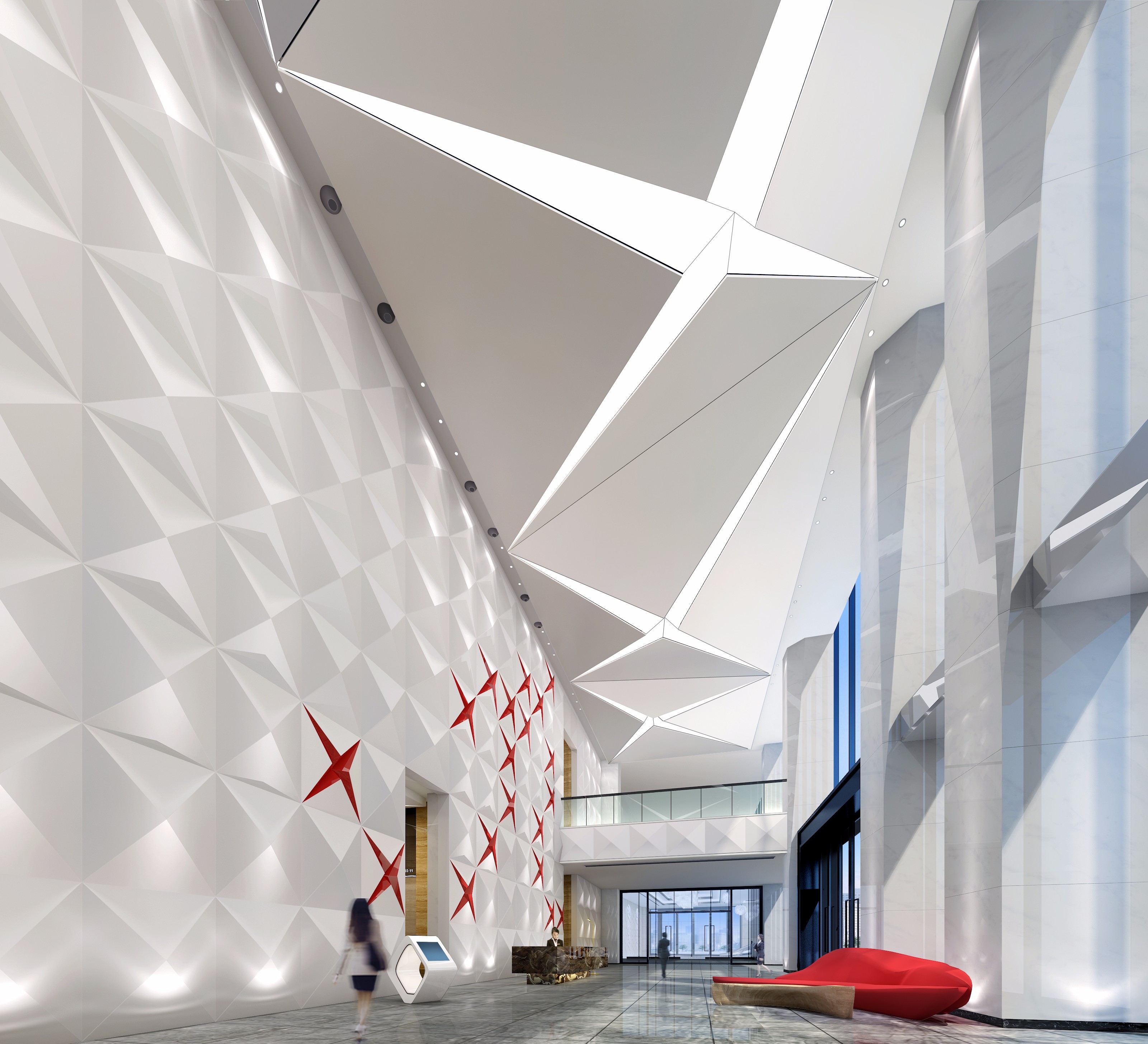 嘉定區(qū)辦公樓大廳裝修設計-第1張圖片-上海古都建筑設計集團 嘉定區(qū)辦公樓大廳裝修設計-第1張圖片-上海古都建筑設計集團