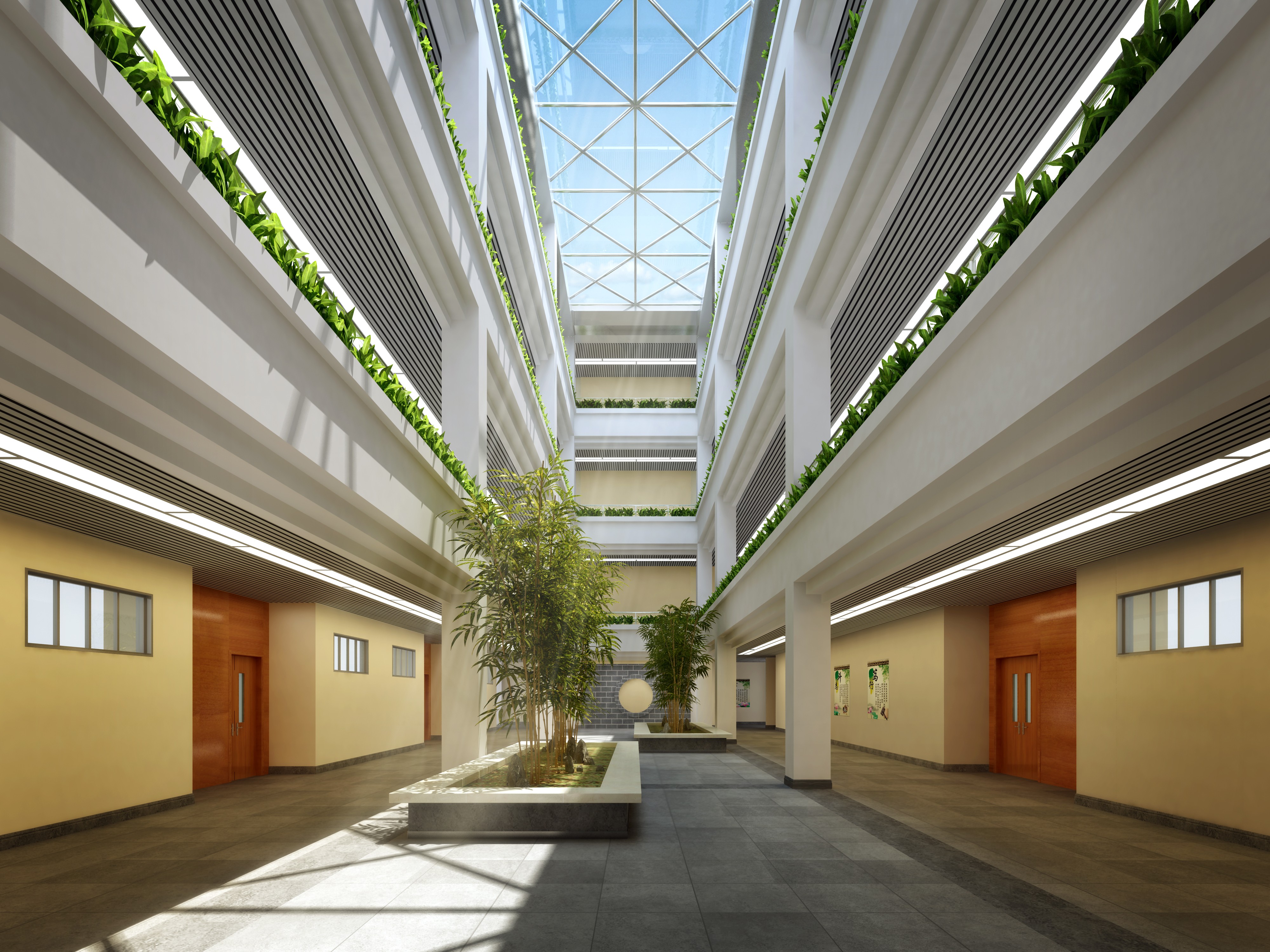 高等校園裝修設(shè)計效果圖-第3張圖片-上海古都建筑設(shè)計集團(tuán)