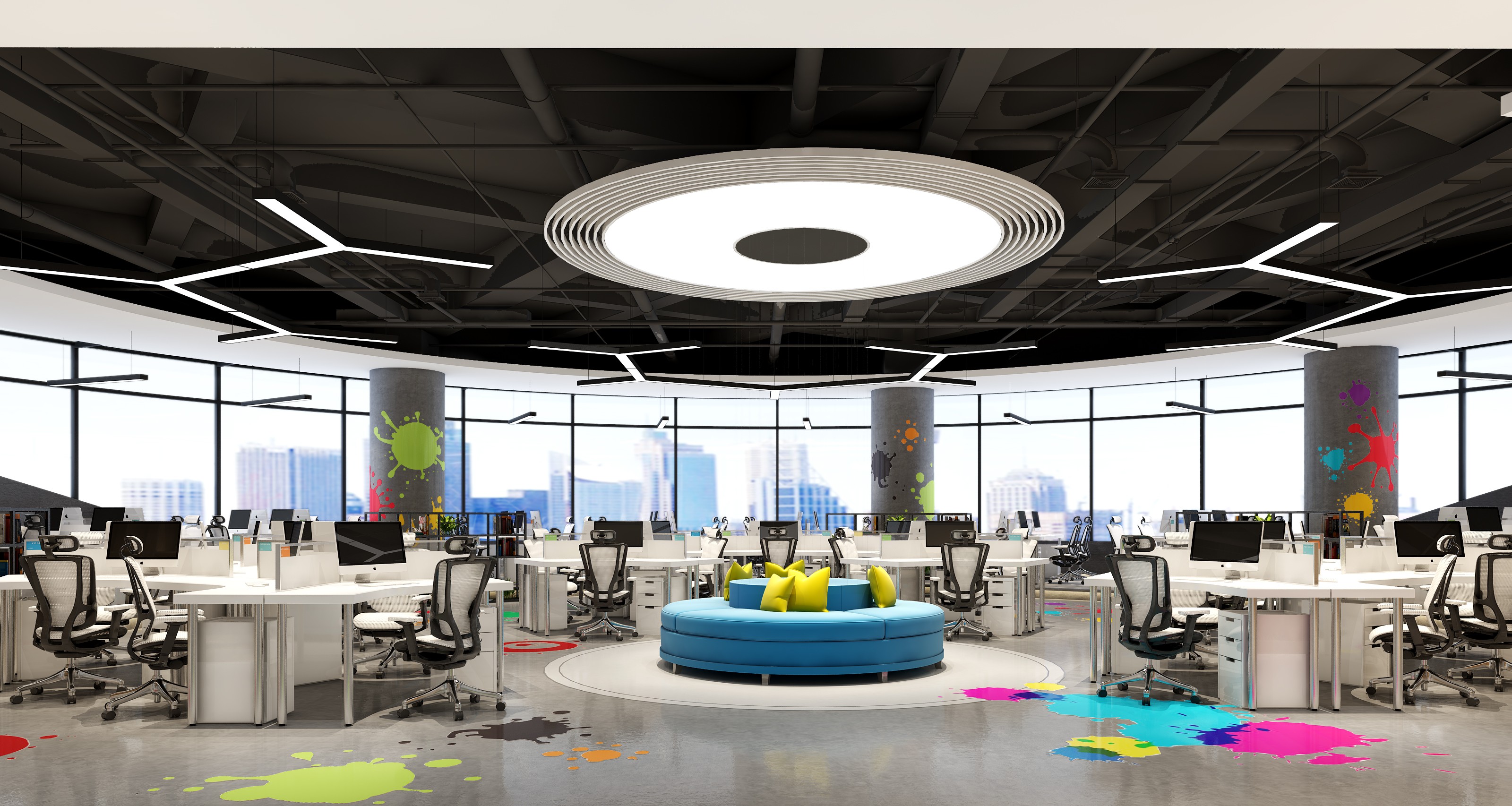 創(chuàng)客中心辦公室裝修設(shè)計(jì)-第1張圖片-上海古都建筑設(shè)計(jì)集團(tuán) 創(chuàng)客中心辦公室裝修設(shè)計(jì)-第1張圖片-上海古都建筑設(shè)計(jì)集團(tuán)