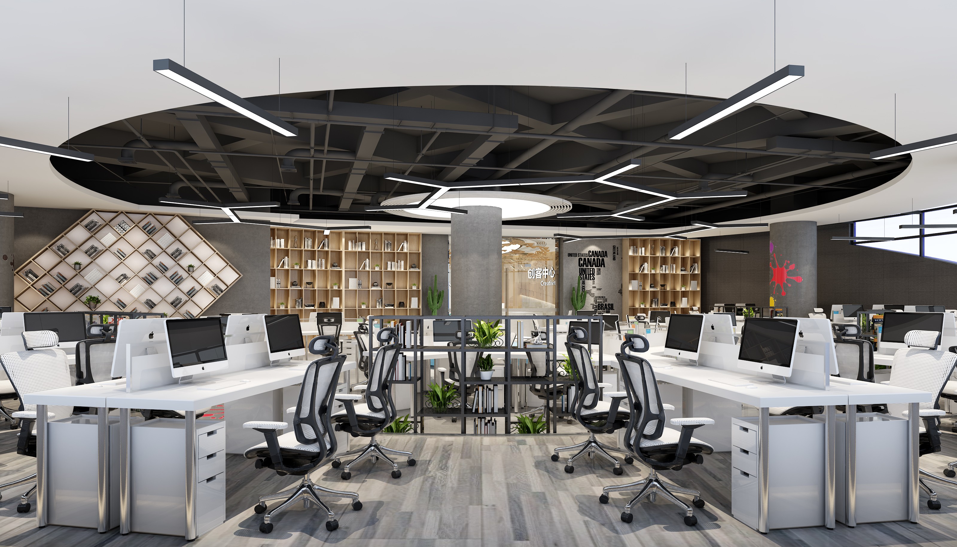 創(chuàng)客中心辦公室裝修設(shè)計(jì)-第5張圖片-上海古都建筑設(shè)計(jì)集團(tuán) 創(chuàng)客中心辦公室裝修設(shè)計(jì)-第5張圖片-上海古都建筑設(shè)計(jì)集團(tuán)