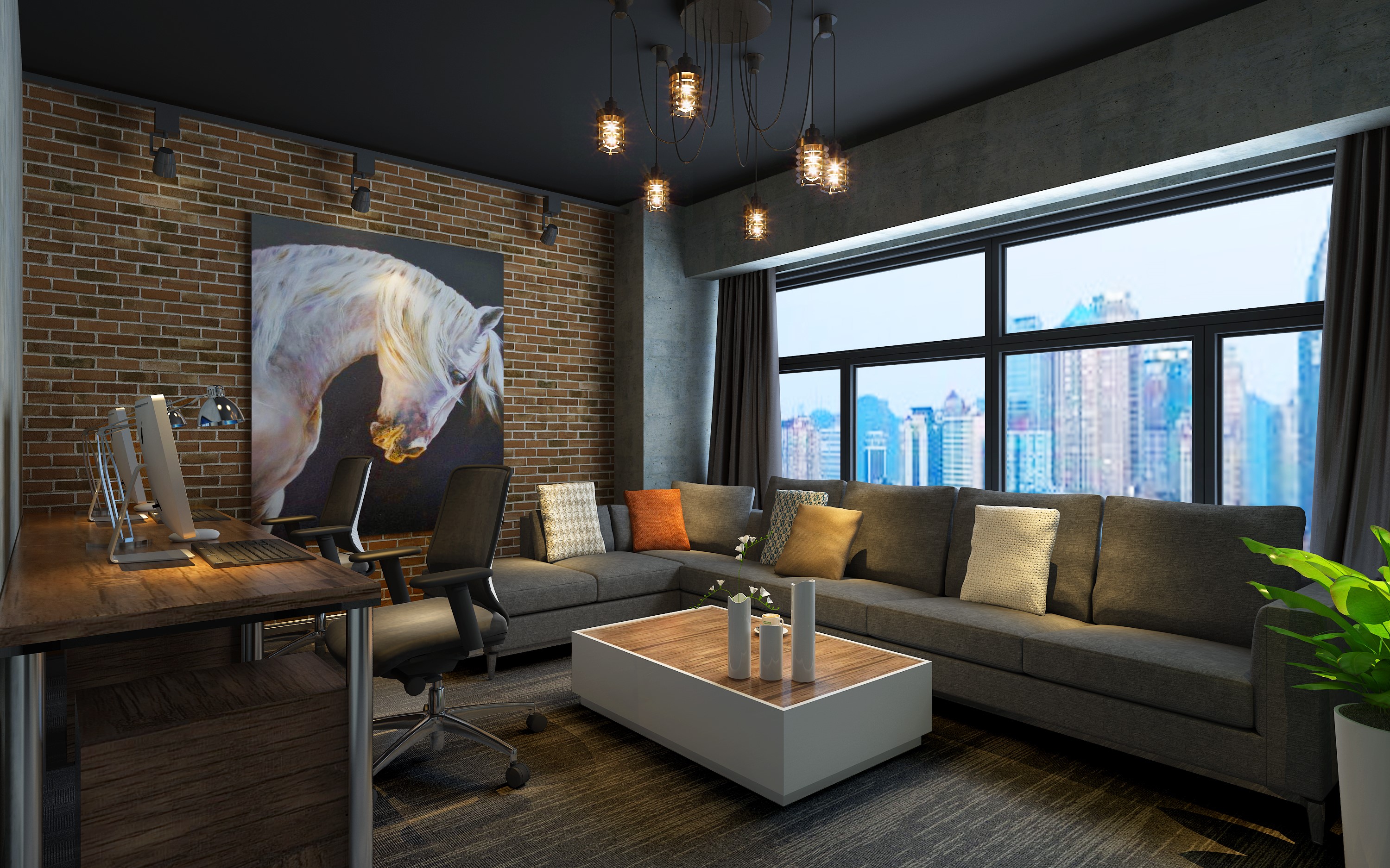 虹口區(qū)文藝氣息辦公室裝修設(shè)計-第4張圖片-上海古都建筑設(shè)計集團 虹口區(qū)文藝氣息辦公室裝修設(shè)計-第4張圖片-上海古都建筑設(shè)計集團