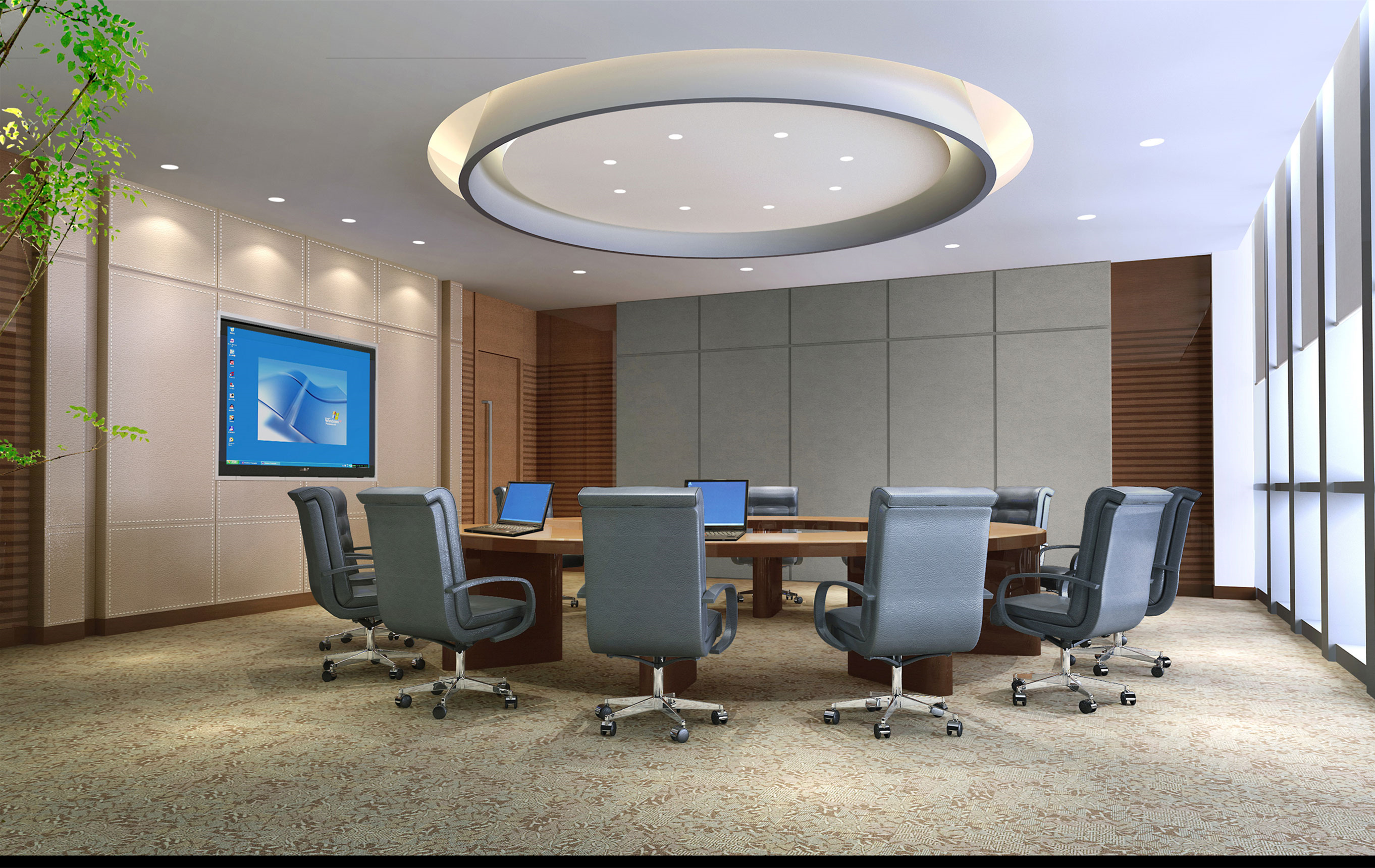 寬曠會(huì)議室裝修設(shè)計(jì)-第6張圖片-上海古都建筑設(shè)計(jì)集團(tuán) 寬曠會(huì)議室裝修設(shè)計(jì)-第6張圖片-上海古都建筑設(shè)計(jì)集團(tuán)