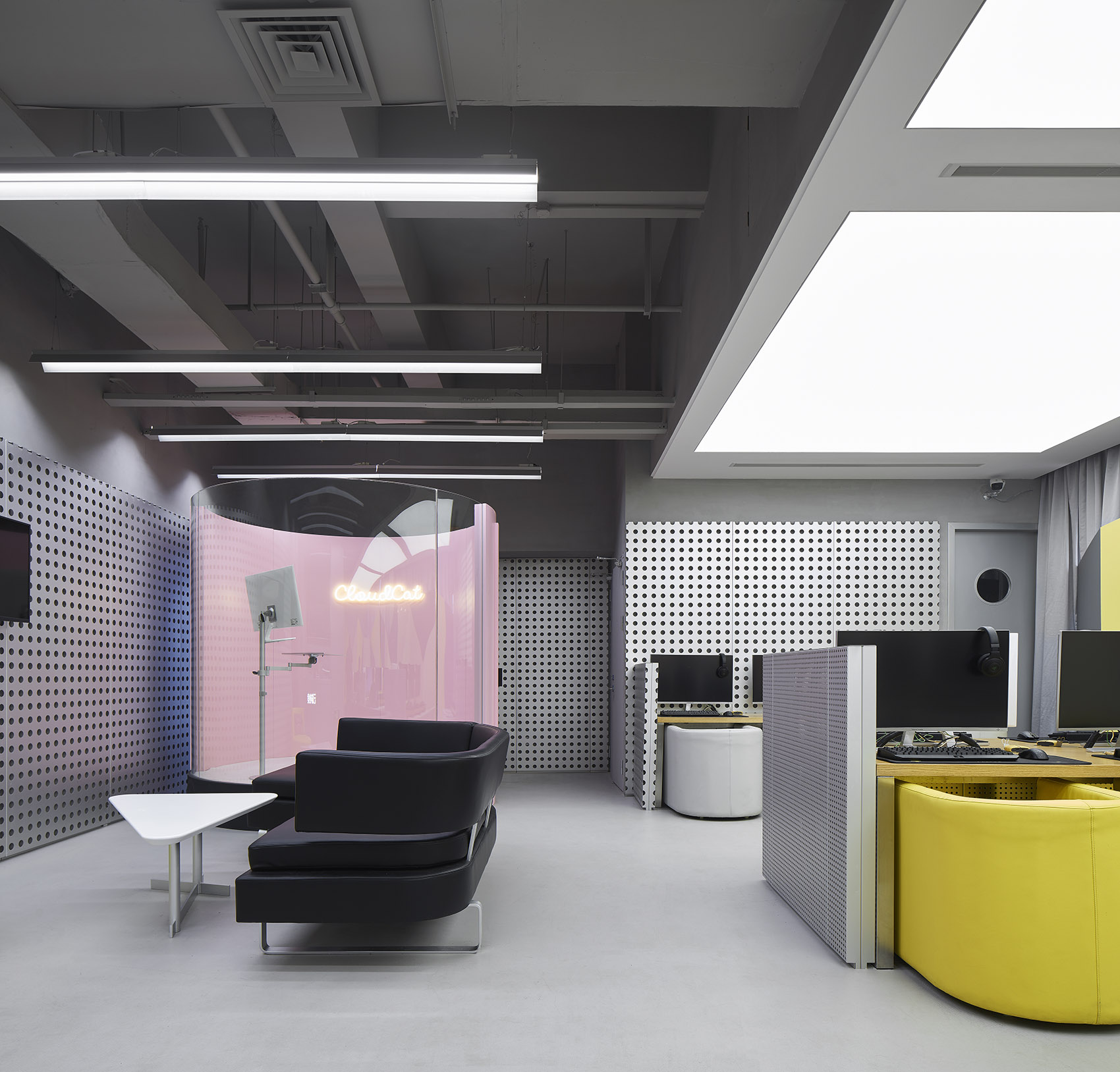 簡約時尚風格網吧裝修設計-第5張圖片-上海古都建筑設計集團 簡約時尚風格網吧裝修設計-第5張圖片-上海古都建筑設計集團