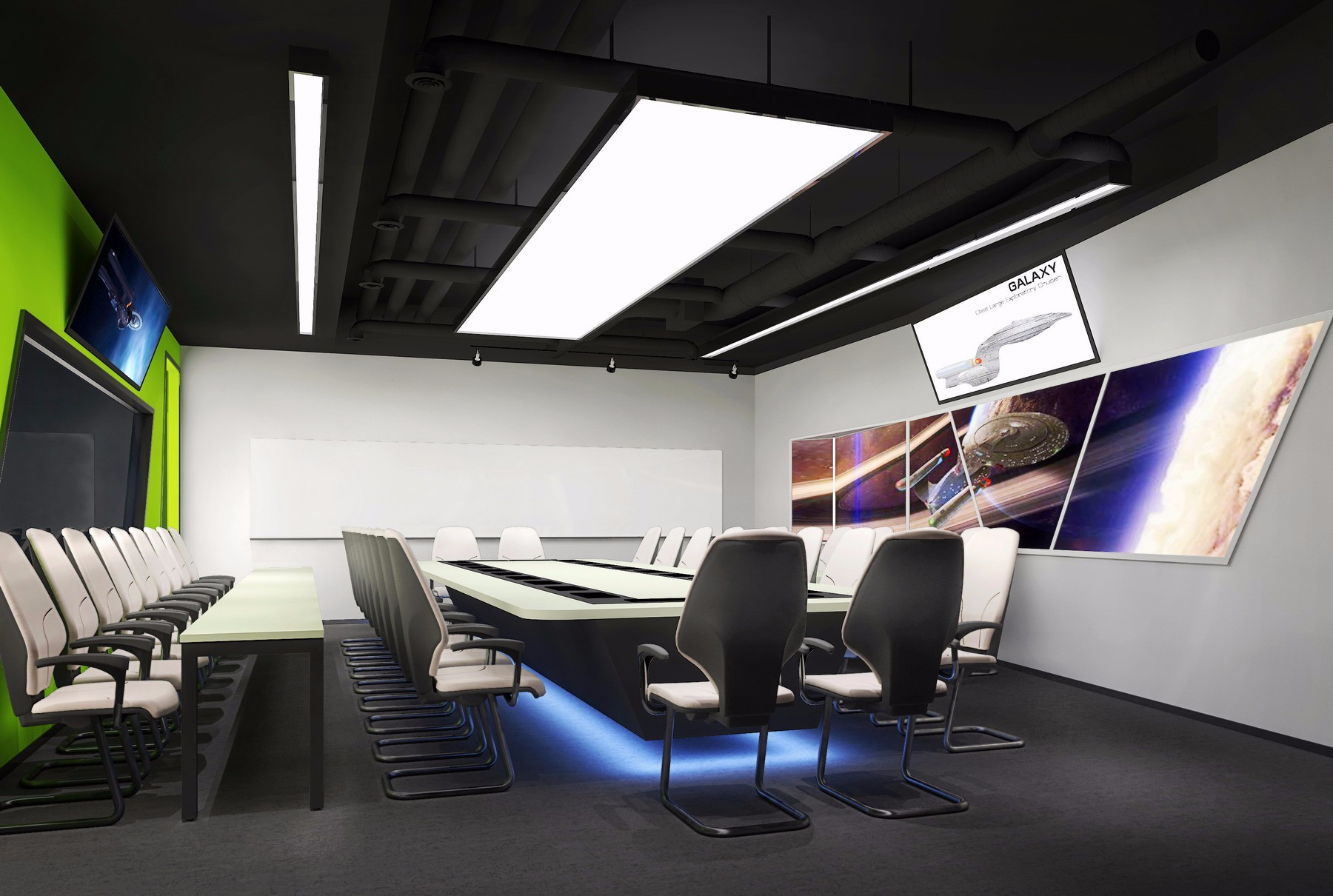 普陀區(qū)現(xiàn)代科技風(fēng)格辦公室裝修設(shè)計-第4張圖片-上海古都建筑設(shè)計集團