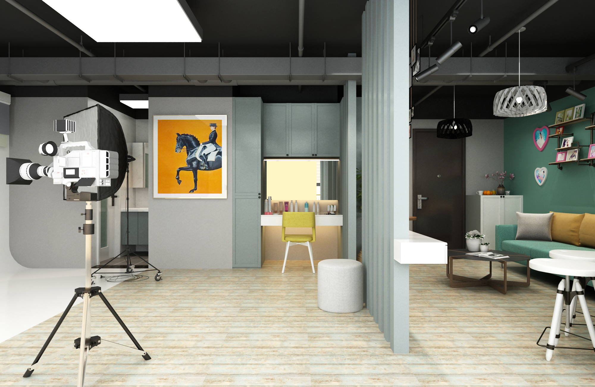 徐匯區(qū)50平小型攝影棚裝修設計-第2張圖片-上海古都建筑設計集團 徐匯區(qū)50平小型攝影棚裝修設計-第2張圖片-上海古都建筑設計集團