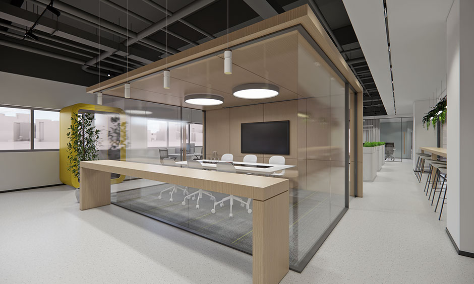 簡約科技風格辦公室裝修設(shè)計-第4張圖片-上海古都建筑設(shè)計集團 簡約科技風格辦公室裝修設(shè)計-第4張圖片-上海古都建筑設(shè)計集團