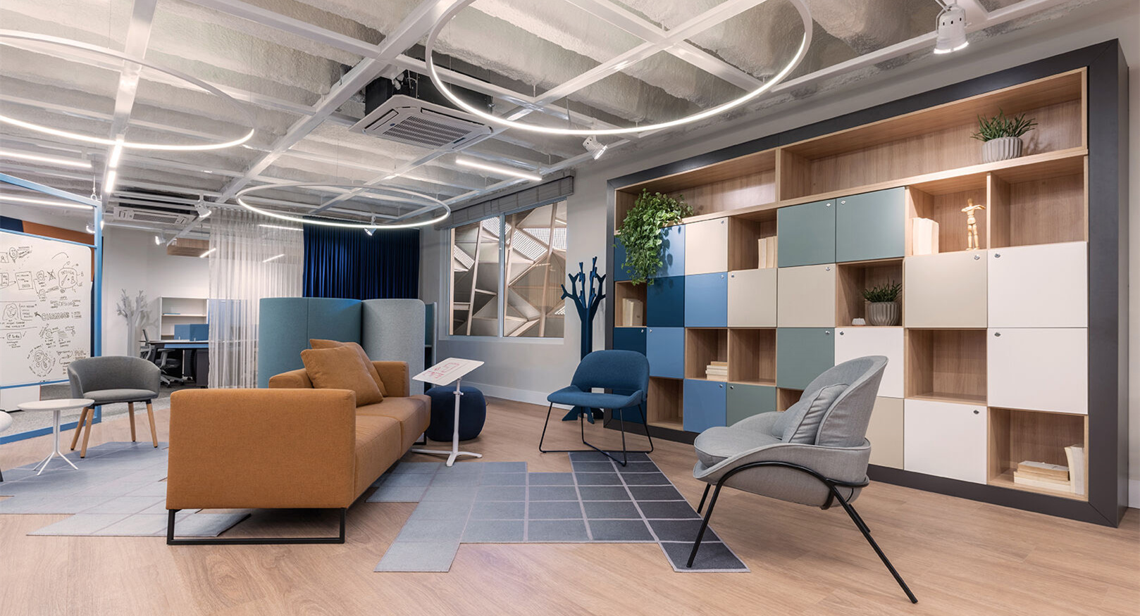 時尚簡約公共辦公空間裝修設(shè)計-第5張圖片-上海古都建筑設(shè)計集團 時尚簡約公共辦公空間裝修設(shè)計-第5張圖片-上海古都建筑設(shè)計集團