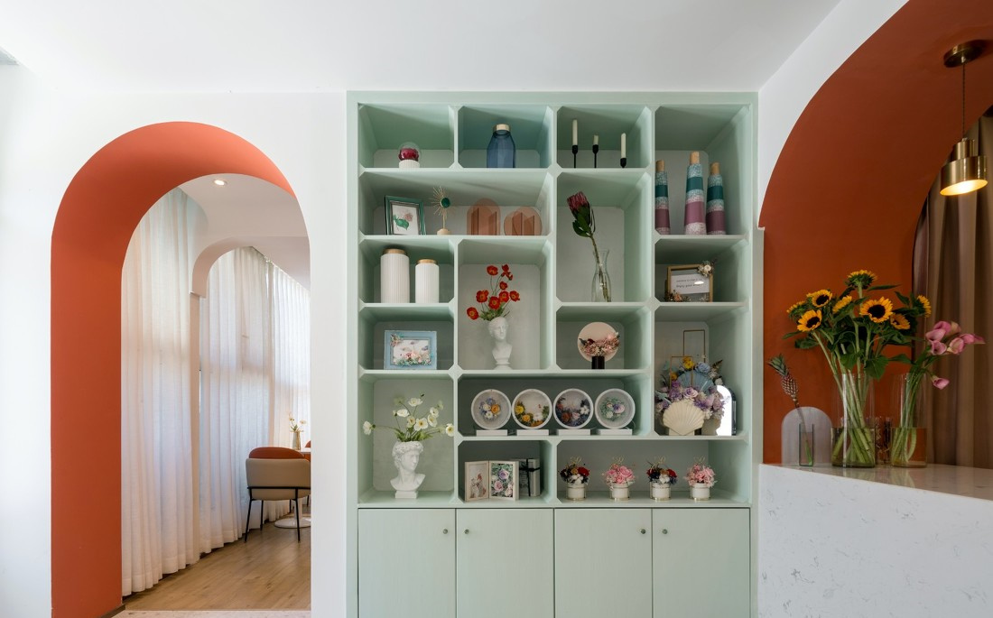 小型清新休閑花店裝修設計-第3張圖片-上海古都建筑設計集團 小型清新休閑花店裝修設計-第3張圖片-上海古都建筑設計集團