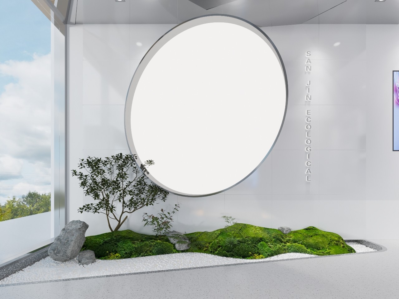 嘉定區(qū)600平米展廳設(shè)計效果-第4張圖片-上海古都建筑設(shè)計集團(tuán)