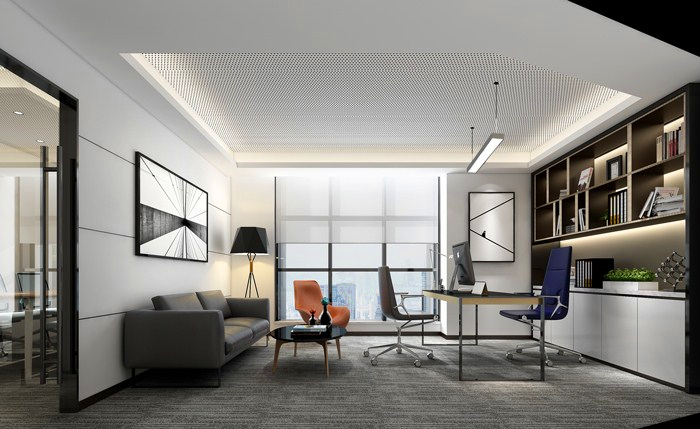 4300平米醫(yī)療公司辦公空間設(shè)計布局-辦公室裝修設(shè)計效果圖-第4張圖片-上海古都建筑設(shè)計集團(tuán)