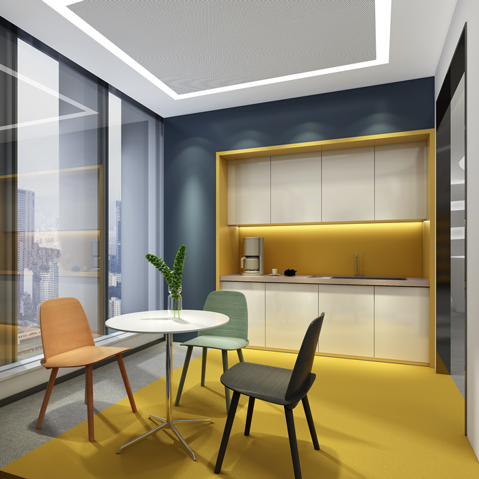 4300平米醫(yī)療公司辦公空間設(shè)計布局-辦公室裝修設(shè)計效果圖-第6張圖片-上海古都建筑設(shè)計集團(tuán)