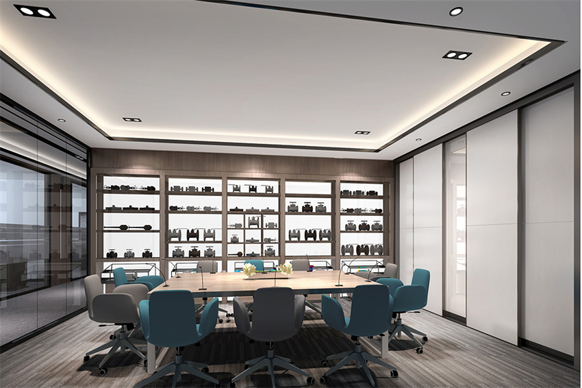 920平新中式風(fēng)格辦公室設(shè)計方案-辦公室裝修設(shè)計效果圖-第4張圖片-上海古都建筑設(shè)計集團